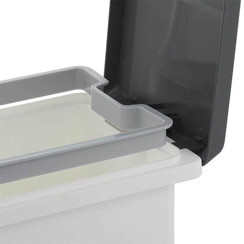 Thùng Rác Nhựa Fitis Compact Bin 10L- 2 Màu (Xám Xám, Trắng Xám) - PPS1-906, PPS1-903 image number null